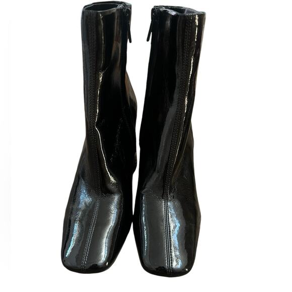 NWOT Sam Edelman Codie 2 Black Patent Leather Boots – Sz 8.5 - Picture 5 of 8